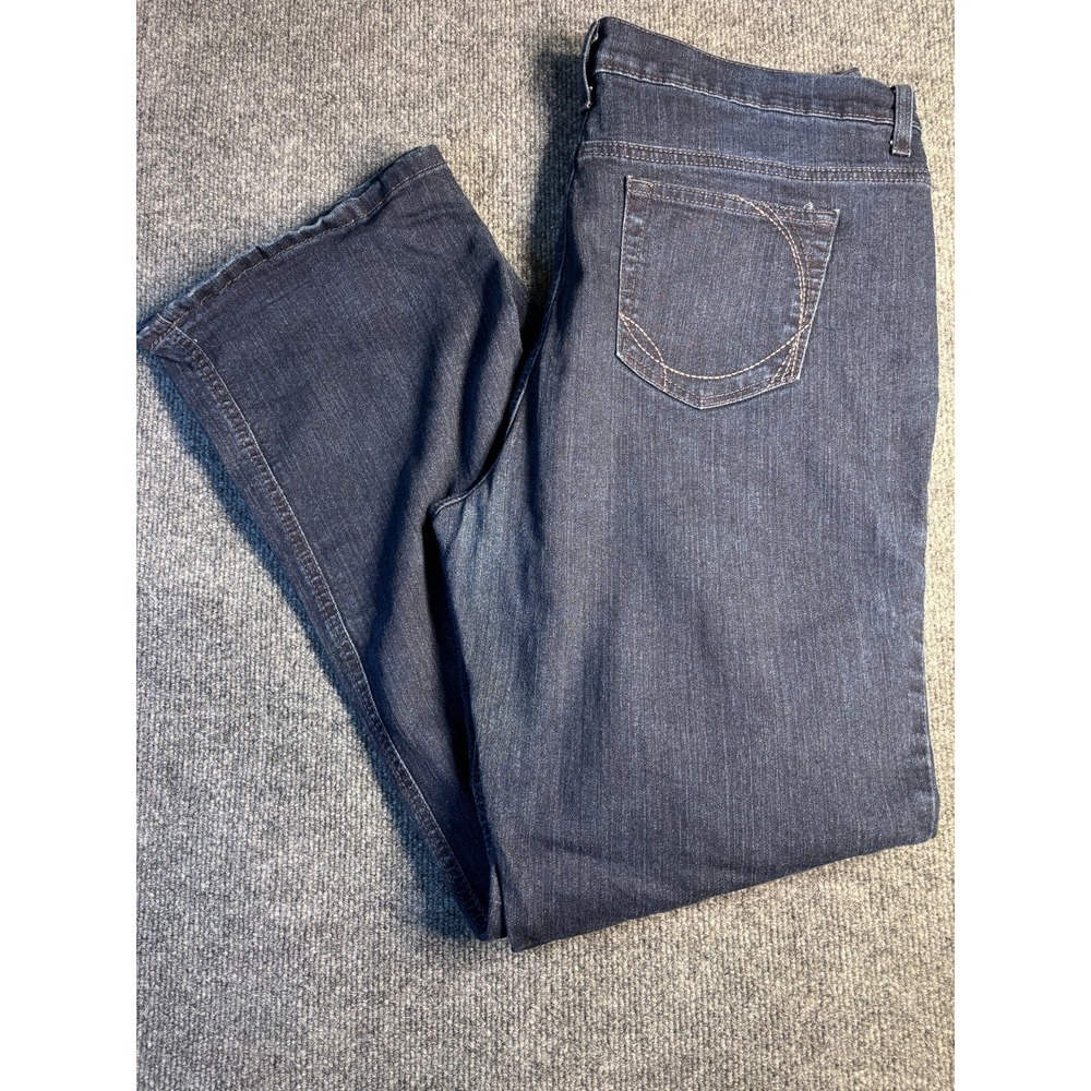 Gloria Vanderbilt Jeans Women's 16 Blue Denim Stretch Perfect‎ Fit Bootcut Leg